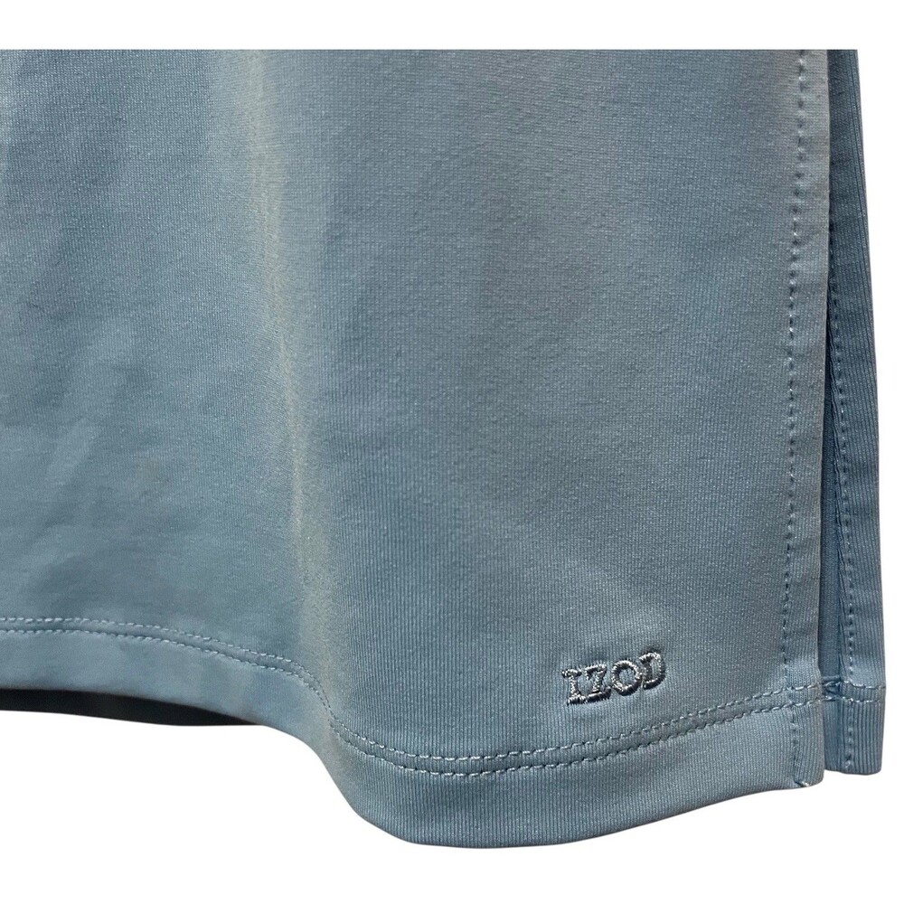 Izod COOL FX MEDIUM Baby Blue Athletic Skort Golf Tennis Knit Polyester Logo - Picture 4 of 10